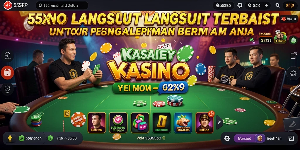 Gameplay Live Casino yang mendebarkan dan interaktif di 55RP.
