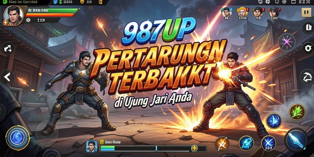 Gameplay aksi mendebarkan dalam 987UP dengan karakter unik.