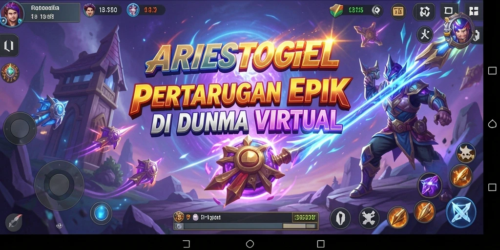 Tangkapan layar ARIESTOGEL menampilkan aksi pertarungan yang intense.