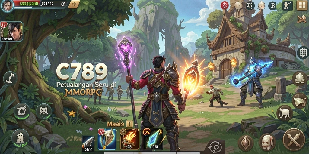 Tampilan gameplay menakjubkan di C789 dengan petualangan seru.