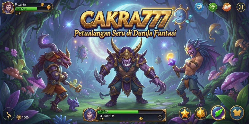 Gameplay seru CAKRA777 yang penuh petualangan dan tantangan.