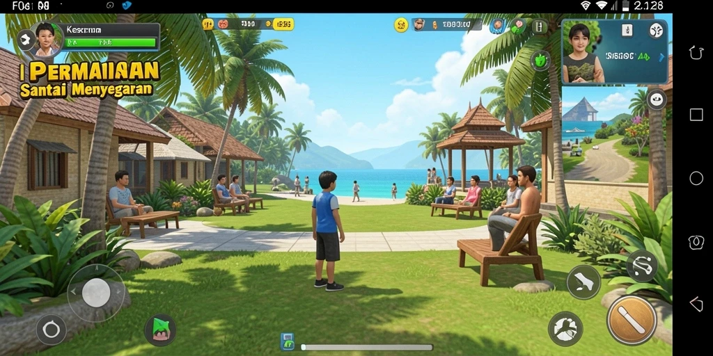 Tampilan menarik dan gameplay yang menyenangkan di F08.