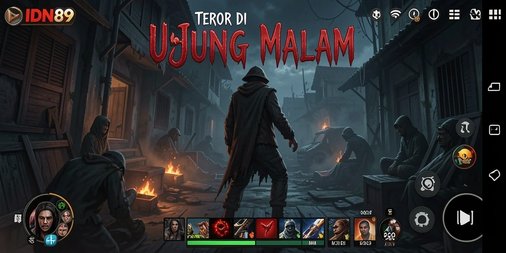 Tangkapan layar gameplay <strong>IDN89</strong> yang menegangkan dan menyeramkan.