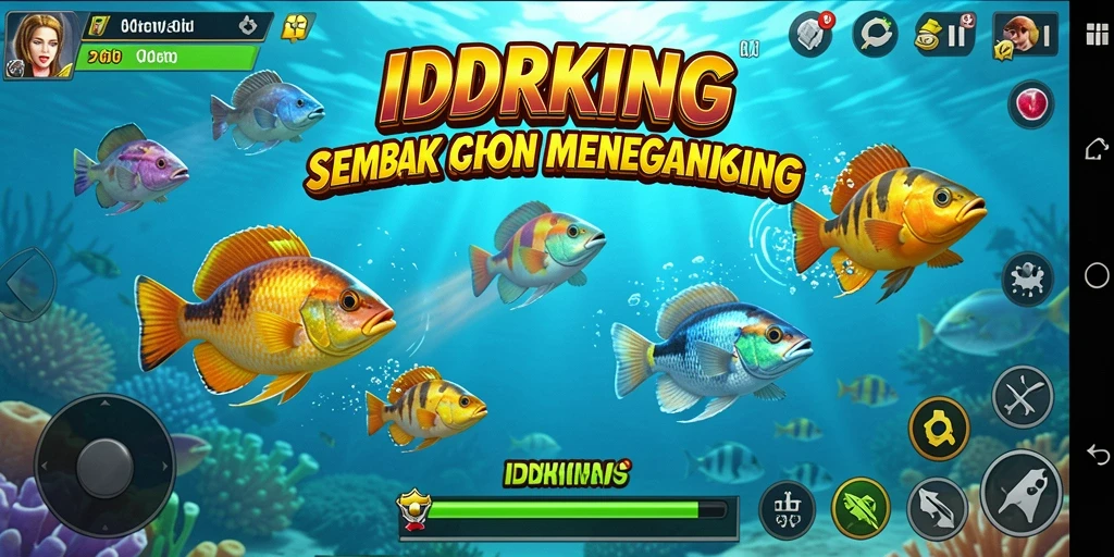 Screenshot gameplay Tembak Ikan yang seru dan menegangkan di IDRKING.