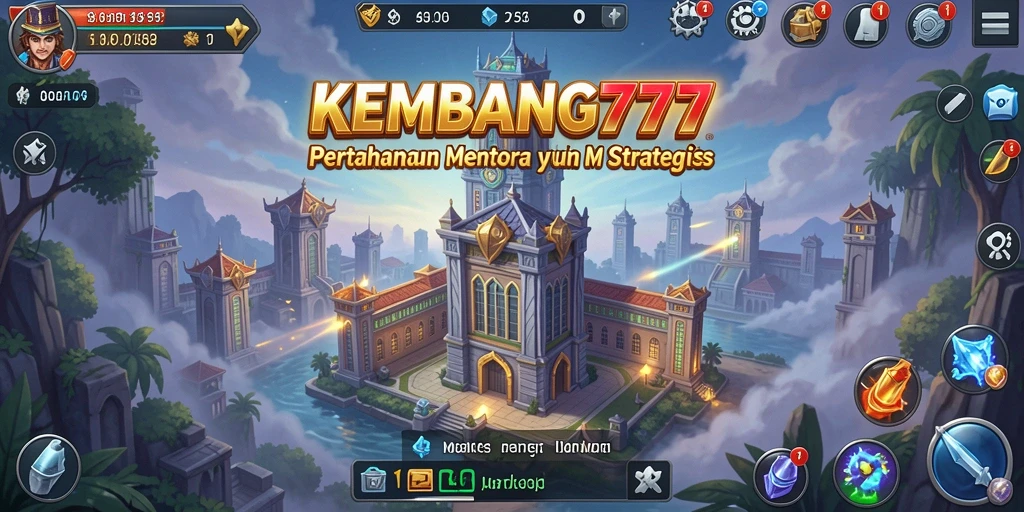 Tampilan gameplay KEMBANG777 yang seru dalam genre Tower Defense.