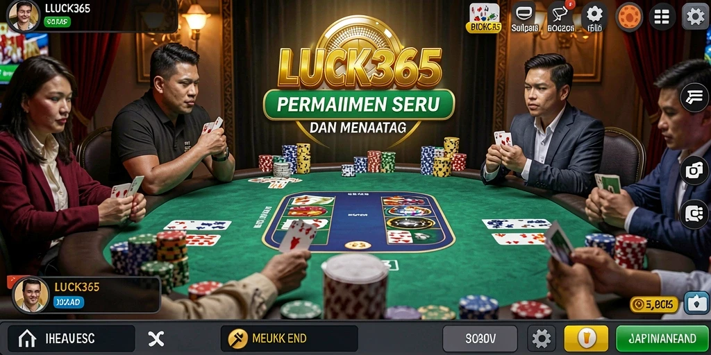 Tampilan gameplay LUCK365 yang menegangkan dan interaktif.