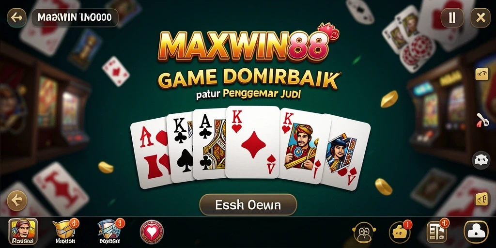 Tampilan gameplay seru di MAXWIN88 dengan pengalaman Domino yang mendebarkan.