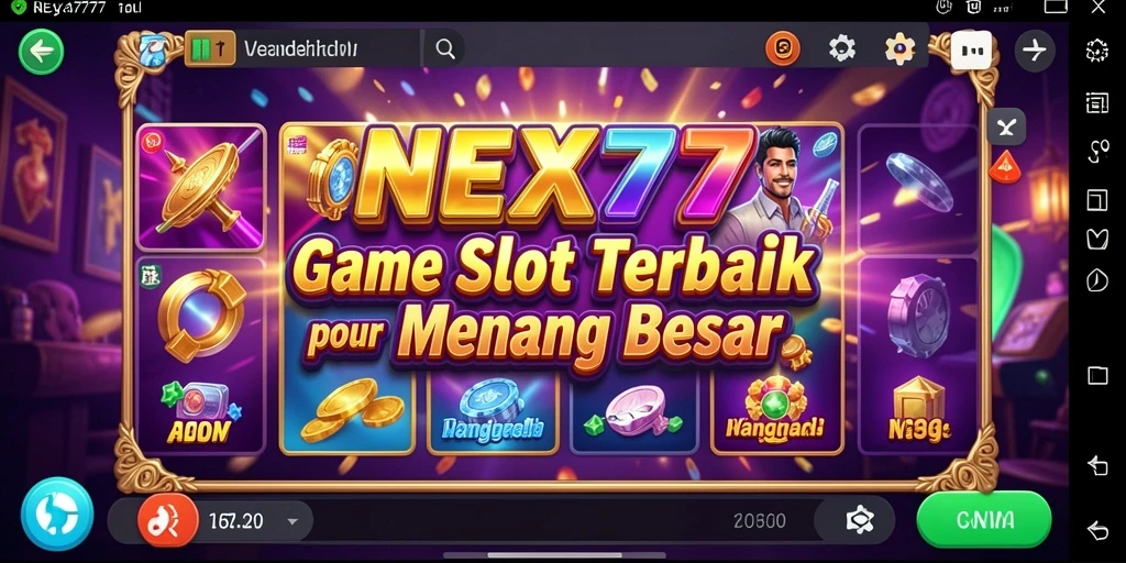 Gameplay seru NEX777 dengan tema Slot yang beragam.