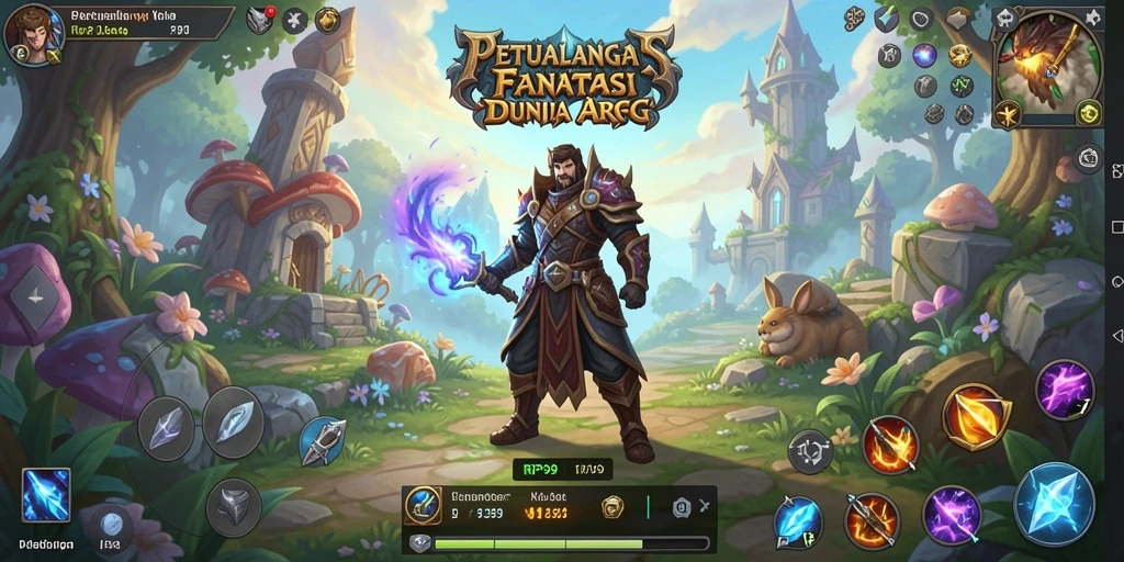 Tampilan gameplay menarik dari RP99 yang memikat pemain ARPG.