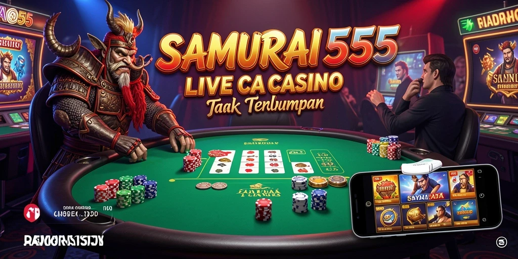 Tangkapan layar gameplay Live Casino yang menampilkan interaksi dealer dengan pemain.