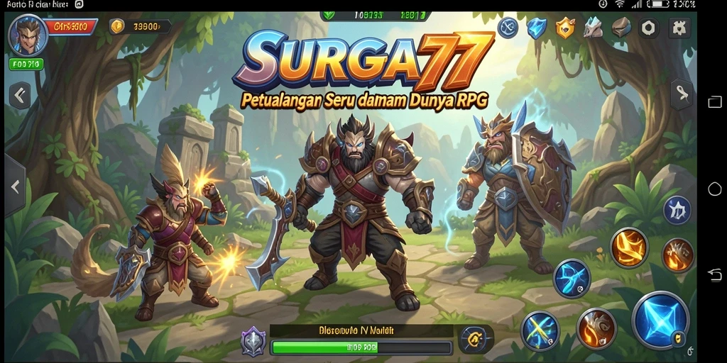Tampilan gameplay SURGA77 yang memukau dan seru.
