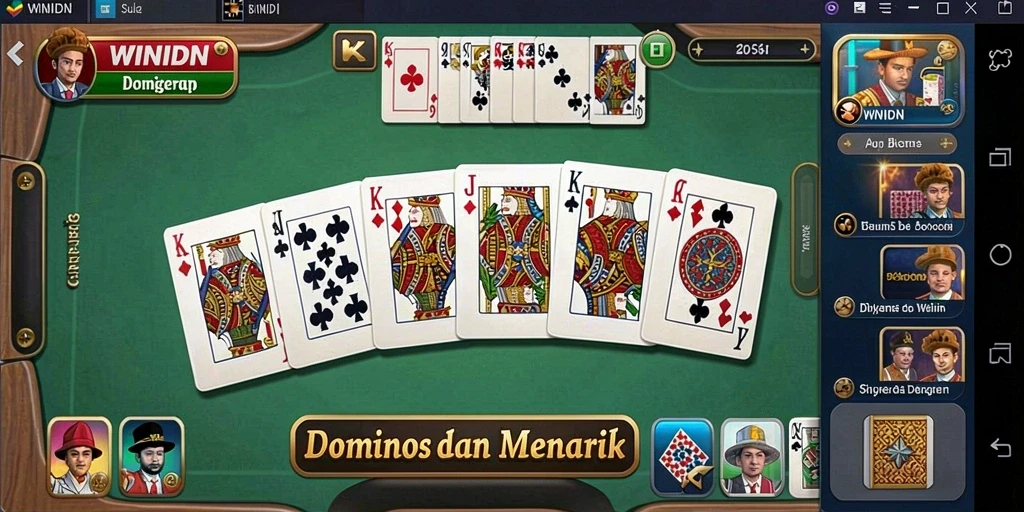 Tangkap momen seru saat bermain Domino di WINIDN.